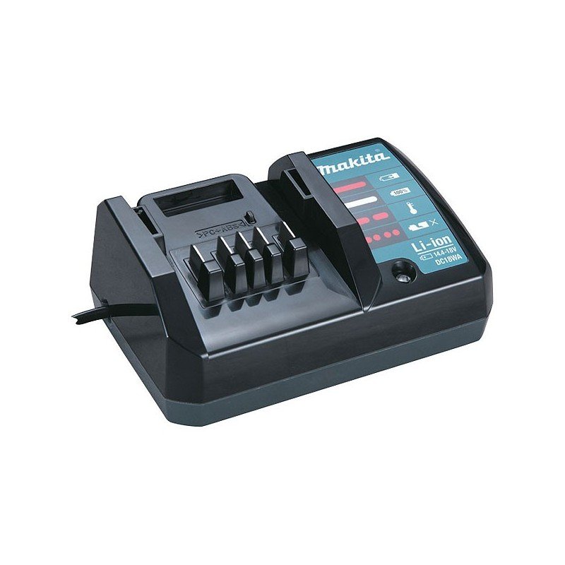 chargeur-li-ion-18-v-dc18wa-makita.jpg Chargeur Li-Ion 18 V DC18WA MAKITA – Image 1