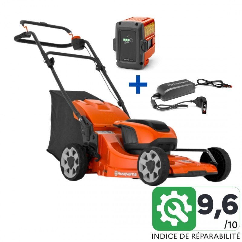 tondeuse-batterie-husqvarna-lc142i-en-pack.jpg TONDEUSE BATTERIE HUSQVARNA LC142I EN PACK – Image 1